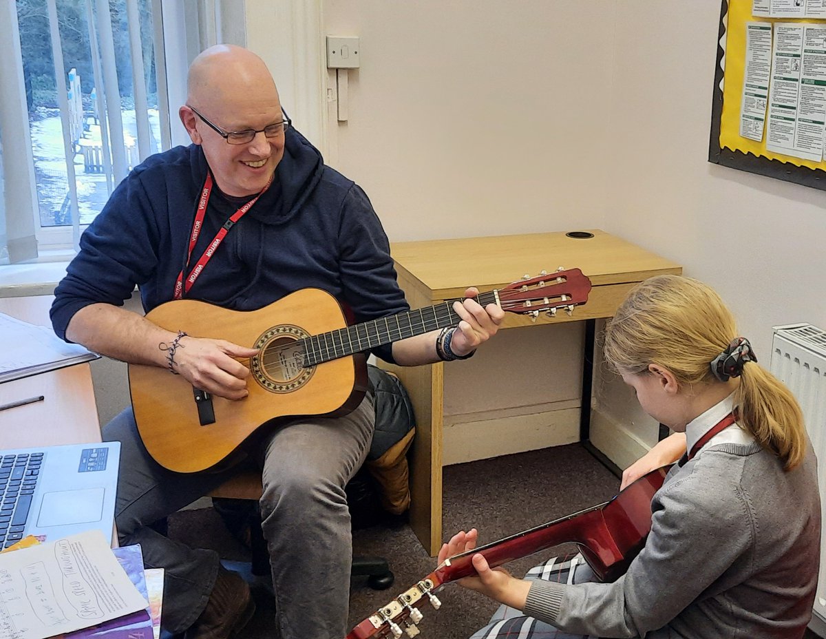 A very warm welcome to Steve Fletcher, guitar virtuoso, who joins teamSPSP this term.  Steve is currently offering free taster sessions to SPSP pupils who have an interest in playing the guitar.  Please email Mrs G Hall if you would like to enquire.

#SPSPmusic #thankful
