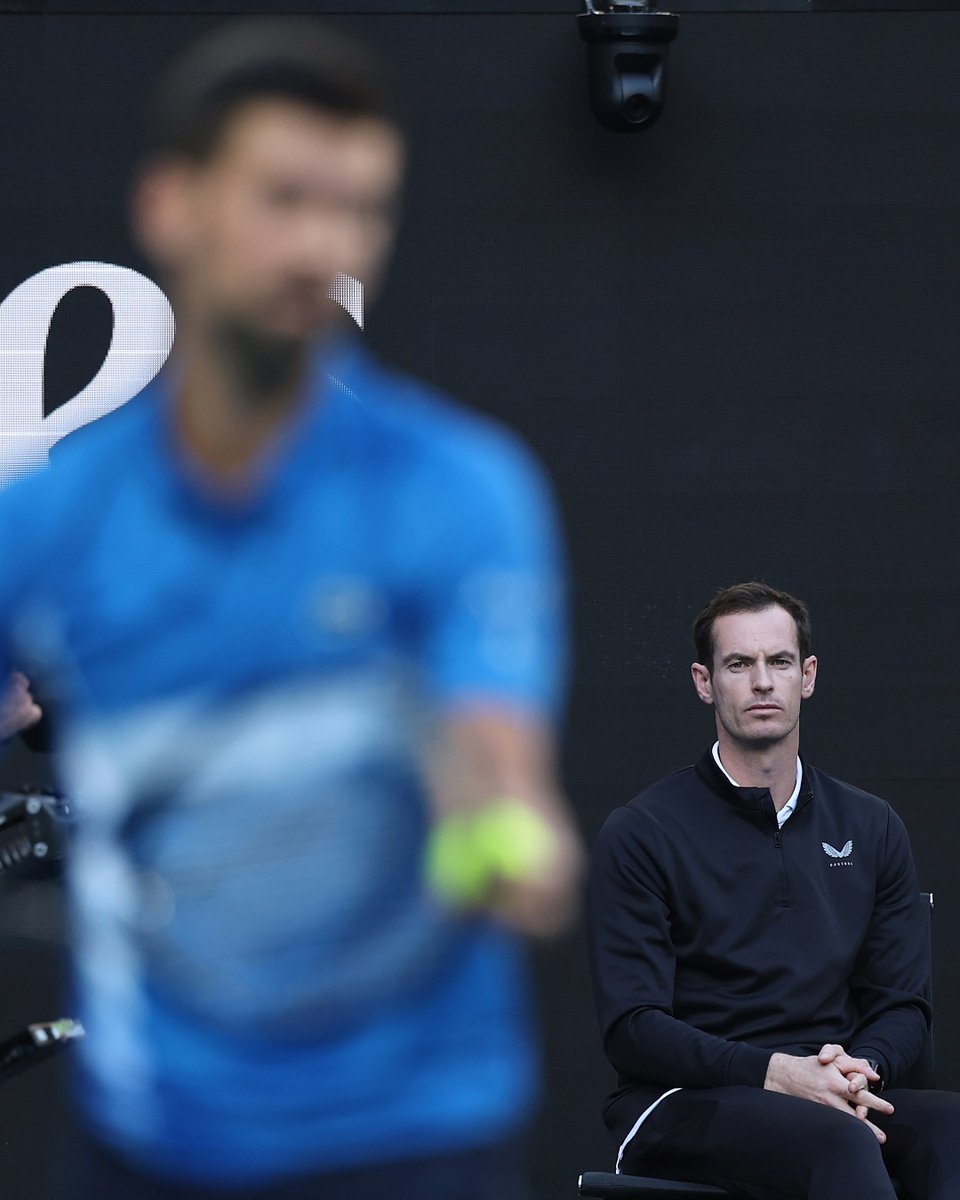 the_LTA's tweet photo. A winning debut for coach @andy_murray ✅

#AusOpen https://t.co/m655cmKcUm