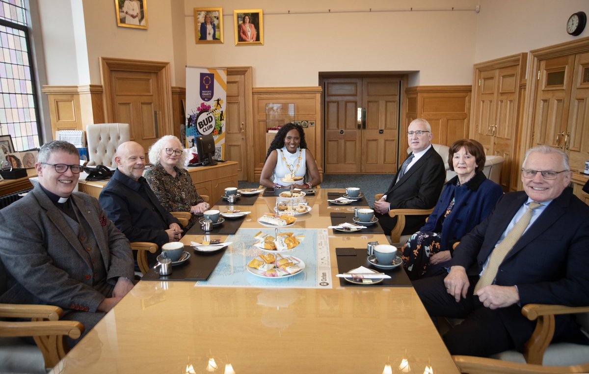 newgatearts's tweet photo. Today, our CEO, Brian Dougherty MBE, was officially installed as the High Sheriff of the County Borough of Londonderry in a prestigious ceremony at the Guildhall, with @mayordcsdc https://t.co/4iPScpoGQF