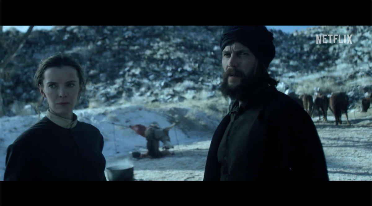 ArtofVFX's tweet photo. Life on the frontier is brutal and unforgiving. In this gripping sneak peek from #AmericanPrimeval, a seemingly ordinary meeting becomes a fight for survival! The #VFX are made by @scanline_vfx, @fusefx, @folksvfx, @windmilllane, #VisionaryFX, #Studio8: https://t.co/Y1HGJy280V https://t.co/oFNxFsvZNo