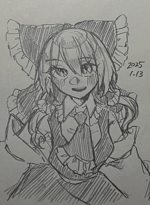 アナログお絵描き した 