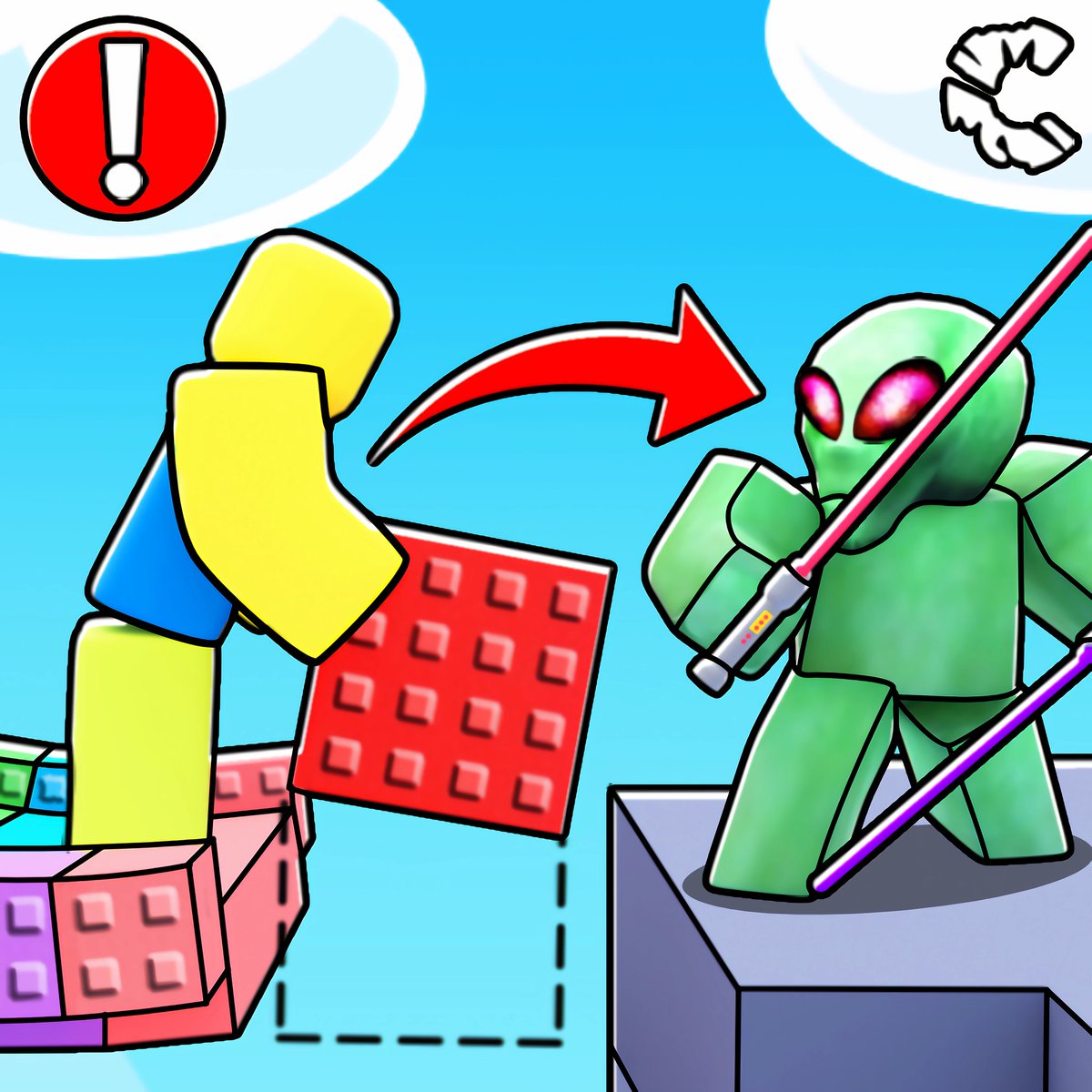 Catzblox's tweet photo. Check out this Game Icon I made for one of my customer on discord!              

👽👽👽   

💟Likes + Retweets 🔃 are appreciated!           

#Roblox #RobloxGFX #RobloxCommission #CTZ2025 https://t.co/SFr6KkiUwT