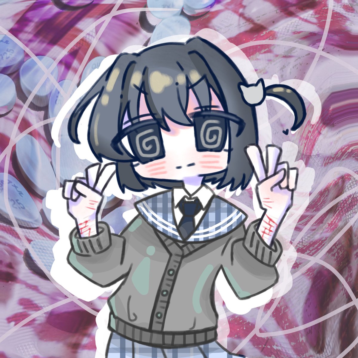 絵描き兼病み垢ですっっ
躁鬱リストカッターOD禁笑

#いいねした人フォローする
 #絵描きさんと繋がりたい  #絵描きさんフォロバ100  #絵描きさんとつながりたい   #病み垢さんと繫がりたい  #病み垢女子さんと繋がりたい  #OD界隈  #イラスト好きな人と繋がりたい  #1mmでもいいなと思ったらいいね