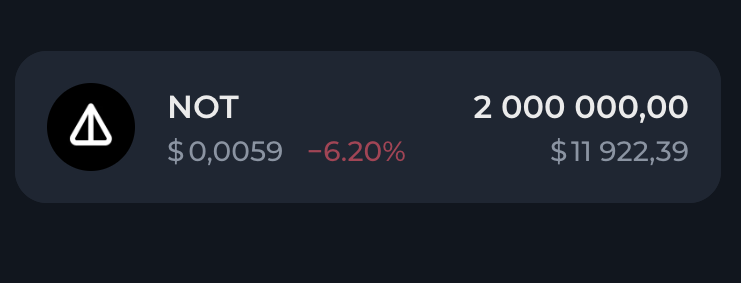 comfyweb3's tweet photo. thought i was dreaming

odds of getting noticed were like zero

odds of getting some reward? – more like negative chance lol

then i sent my wallet

and got 2M NOTs https://t.co/dRPiw1vzVs