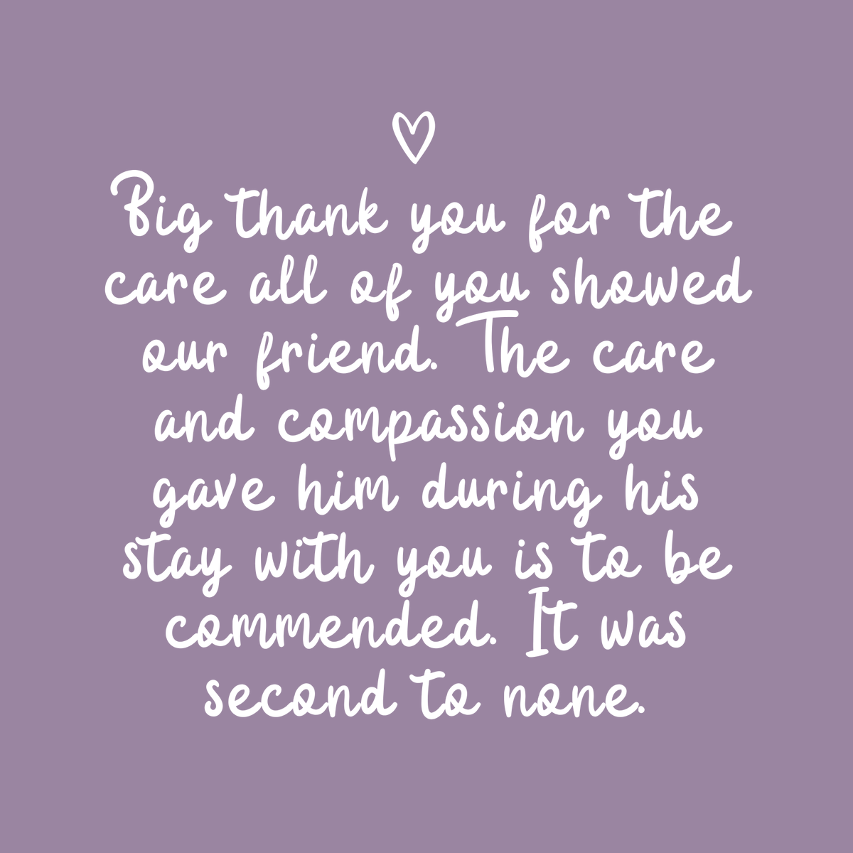 The Quarter 3 Patient Feedback Summaries for the Helen McArdle In-Patient Care Wing and Sir Tom Cowie Day Services are now available to view at:

loom.ly/kgyvnBM

With thanks to our staff, volunteers, donors, fundraisers and community partners.