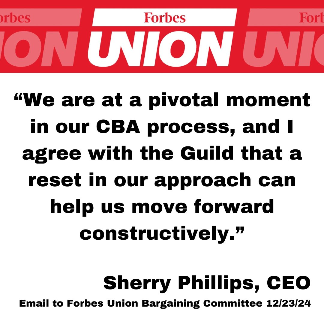 We love the sound of a reset, Sherry Phillips and <a href="/RandallLane/">Randall Lane</a>. Looking forward to a new tone at the <a href="/Forbes/">Forbes</a> bargaining table this week.