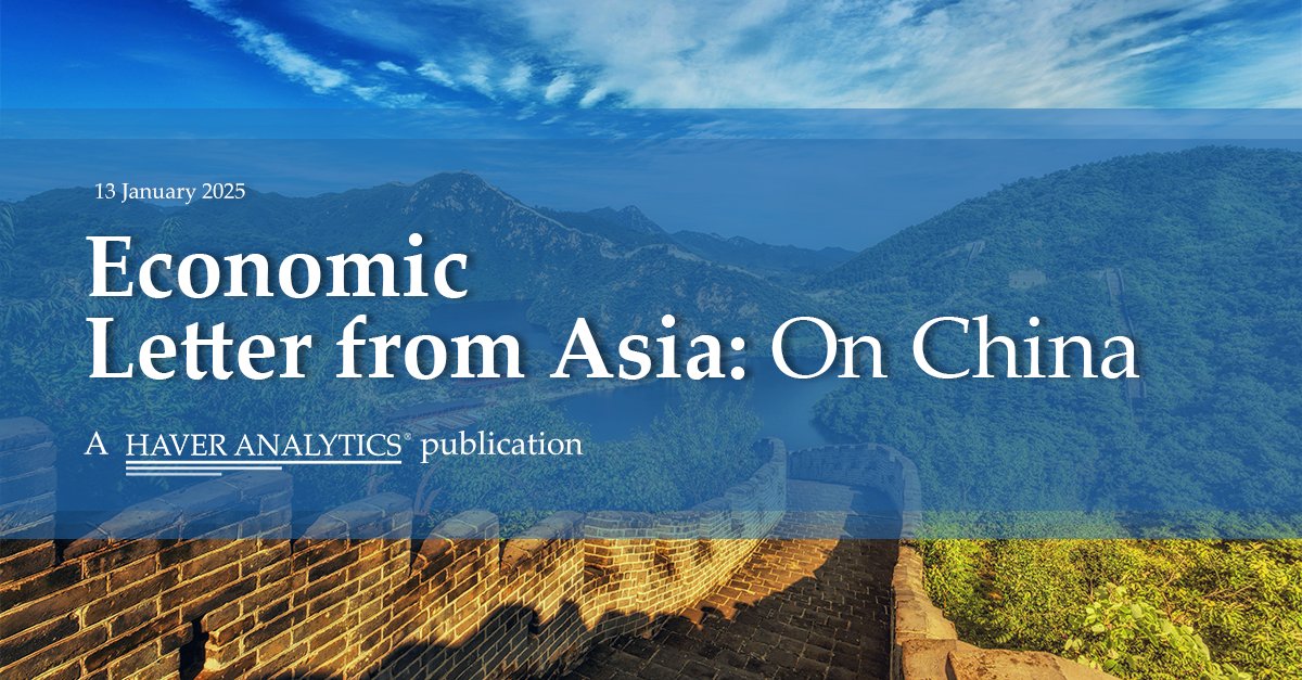 In our first 2025 Economic letter from Asia, we focus on China. While the country is on track to meet its 2024 growth target, its recovery remains uneven and vulnerable to downside risks, including potential US trade actions...Continue reading here: lnkd.in/eDq_PnpX