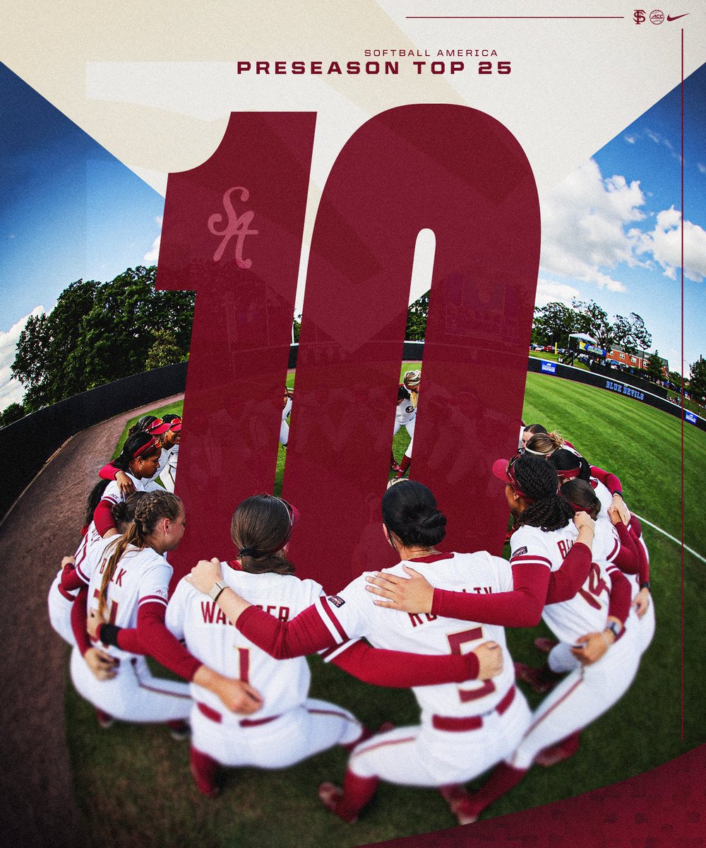 Starting in the Top 10 of the <a href="/SoftbalAmerica/">Softball America</a> Preseason Top 25🍢

#Team42