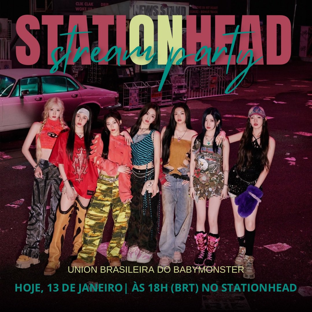 RamiBrReserva's tweet photo. 📢 STREAM PARTY DE DRIP! 

MONSTIEZ, com o desempenho de DRIP no Spotify, nós, fanbases brasileiras do #BABYMONSTER, decidimos realizar HOJE uma Stream Party, no StationHead. 

⏰ Das 18h às 21h.
🔗 https://t.co/JCfApDEF5D https://t.co/dkENyIONsP
