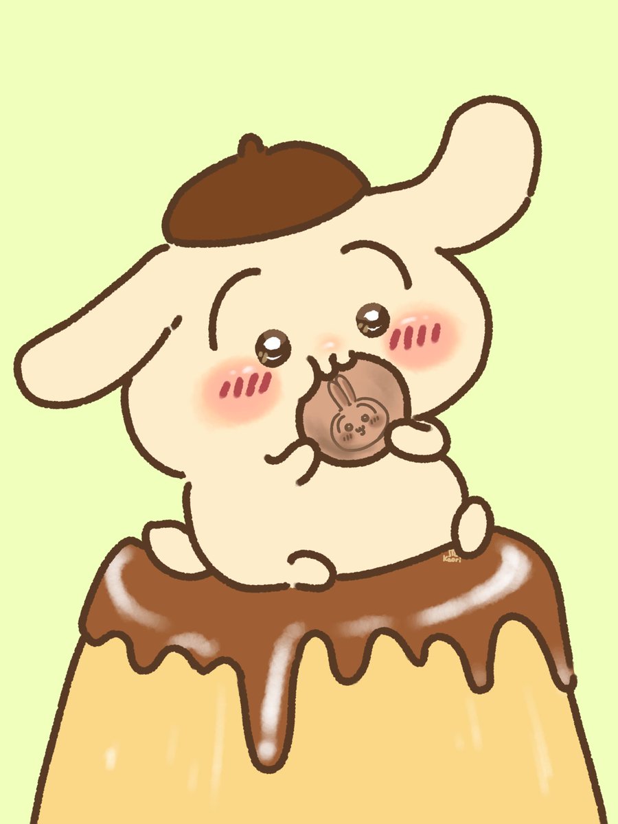 K_Happiness1029's tweet photo. ポムポムプルャ

 #ちいかわファンアート https://t.co/UcaTsKoi9E
