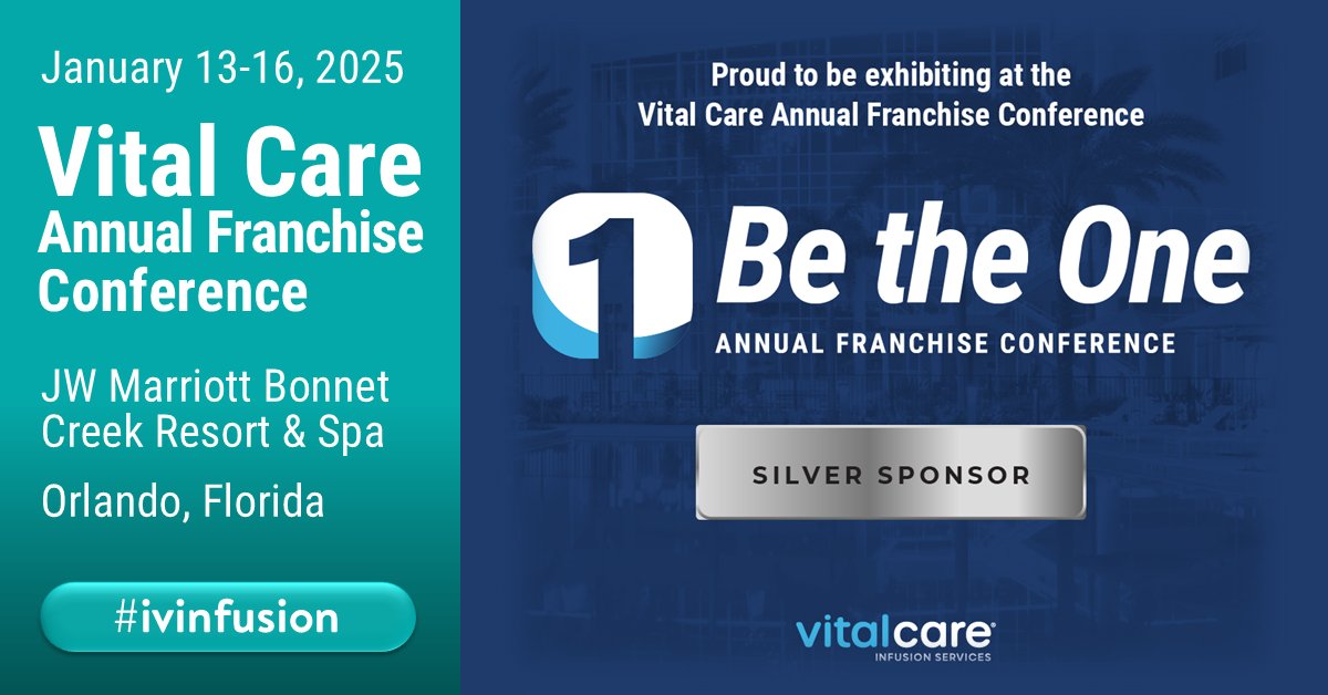 Melinta is proud to be a silver sponsor of the Vital Care Annual Franchise Conference in Orlando, Florida. Today through January 16, visit us in the Melinta booth 36 and meet the team with passion and purpose!
#IVInfusion
