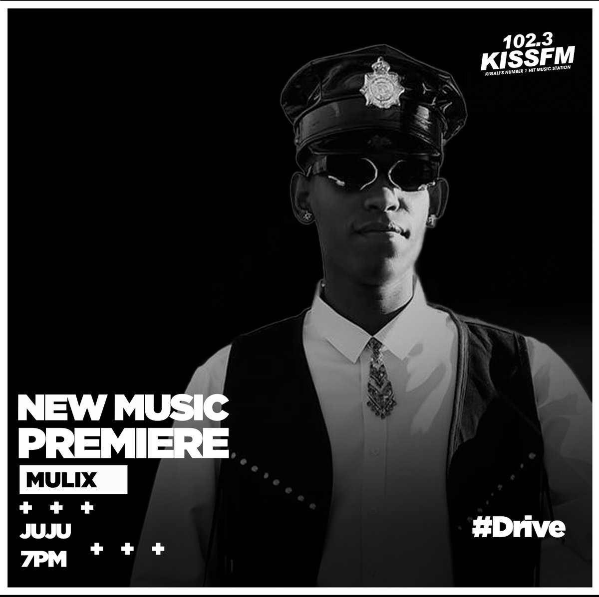 1023KISSFM's tweet photo. Hanyuma rero gahunda ni mukanya ๐ฅ @mulix_music1 will premiere his new song #JUJU tonight on the #kissdrivewith Austin ๐ฅ๐
Donโt miss this one! ๐บ
#drivewithaustin #OnlyOnKissFM https://t.co/ValAkr7qbv