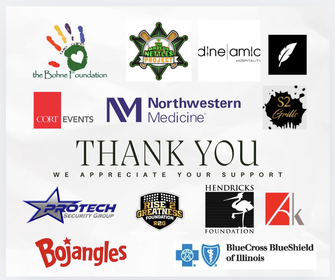 Thank you to all of our sponsors who contributed in 2024. We look forward to continuing our relationship in 2025. Your contributions will eliminate barriers to entry that currently exit by providing the tool they need to play the game of baseball. 💯⚾️🙌🏾🙏🏾 #strongertogether