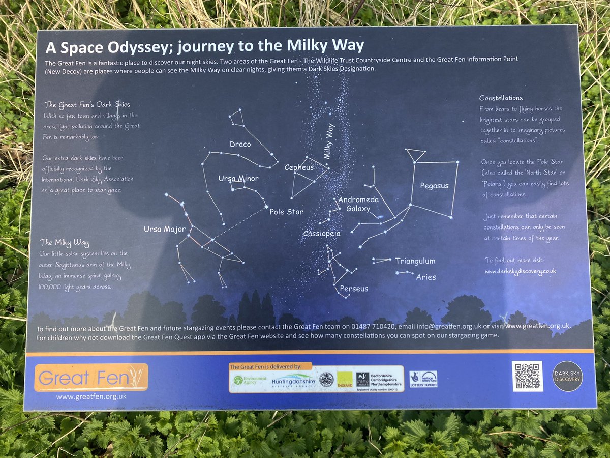greatfen's tweet image. Have you seen our sign? The Dark Skies information board from the Ramsey Heights nature reserve car park seems to have gone on a trip over the winter break and we’d love to track it down. If it appears dumped near you please let us know. Thank you!