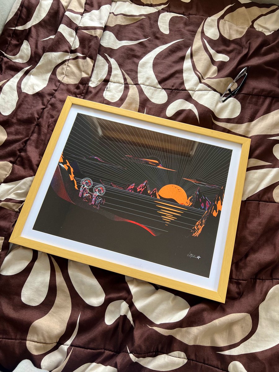 Anjoladave's tweet photo. How I love bringing my art to the physical world🌞✨🫶🏽 https://t.co/B4pXZKSgTl