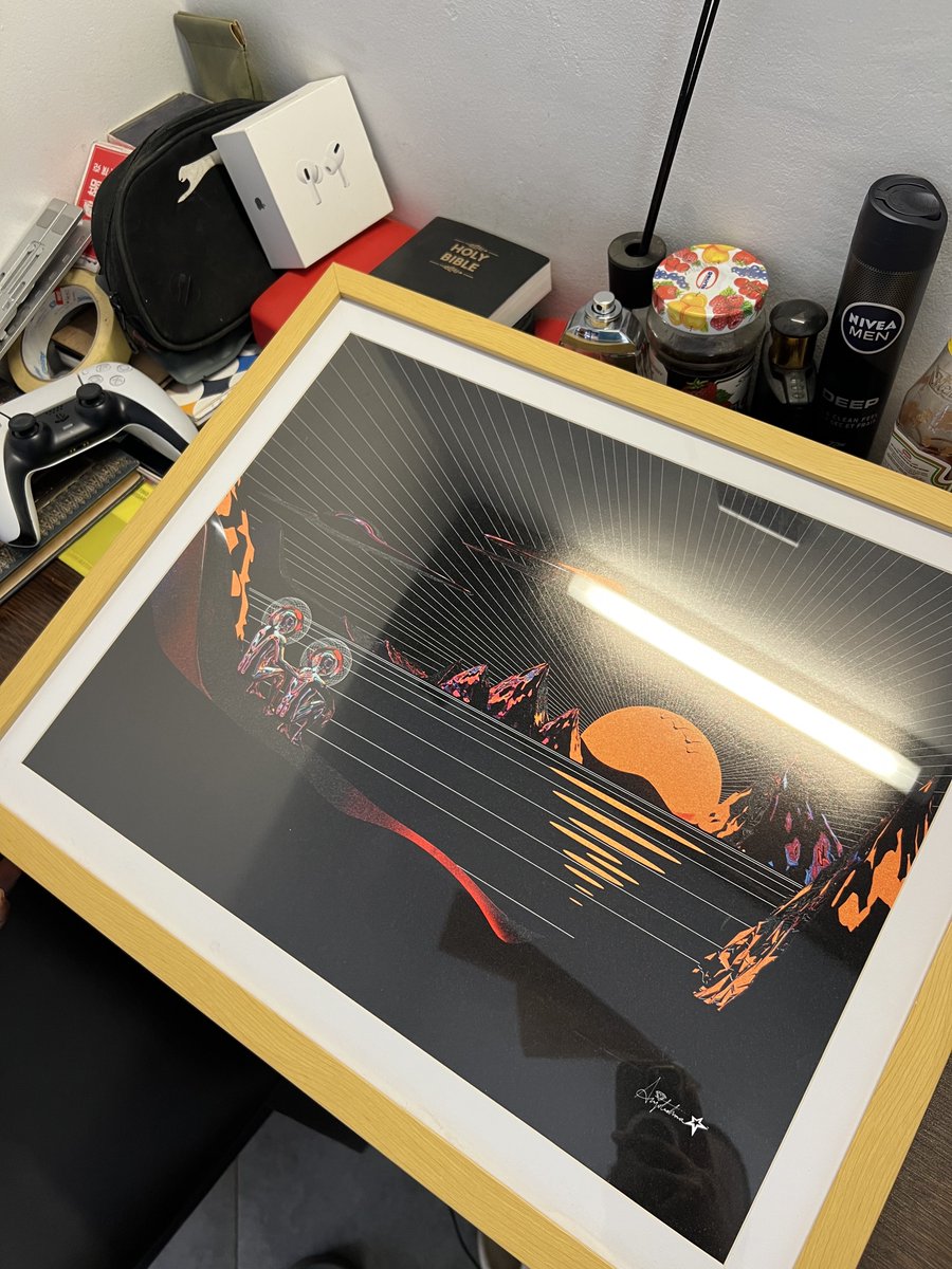 How I love bringing my art to the physical world🌞✨🫶🏽