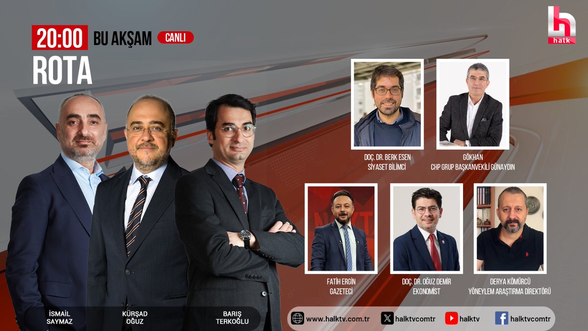 Halk TV (@halktvcomtr) on Twitter photo 📌CHP’li belediyeye operasyon...
📌Erdoğan’dan CHP’li Başkan'a uygunsuz teklif....
📌Erdoğan: Yeniden adaylığa varım
📌Sırrı Süreyya Önder: Devlet karara varamadı
📌Yöneylem Anket: Erdoğan aradığı rüzgarı buldu mu?
<a href="/gunaydingokhan/">Gökhan Günaydın</a>, <a href="/berkesen/">Berk</a>, <a href="/Fergin923/">Fatih ERGİN</a>, <a href="/droguzdemir/">Doç. Dr. A. Oğuz Demir</a> ve 📌CHP’li belediyeye operasyon...
📌Erdoğan’dan CHP’li Başkan'a uygunsuz teklif....
📌Erdoğan: Yeniden adaylığa varım
📌Sırrı Süreyya Önder: Devlet karara varamadı
📌Yöneylem Anket: Erdoğan aradığı rüzgarı buldu mu?
<a href="/gunaydingokhan/">Gökhan Günaydın</a>, <a href="/berkesen/">Berk</a>, <a href="/Fergin923/">Fatih ERGİN</a>, <a href="/droguzdemir/">Doç. Dr. A. Oğuz Demir</a> ve