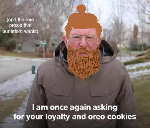 Long time no see!
Starting 2025 in Cardano with big dreams and requirements!
We take payment in oreo or something more sinisterly-cute😈
