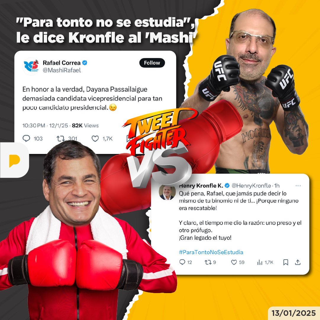 f_gonzalez_m's tweet image. El mesías abriéndose otro frente con el impresentable de #Kronfle, pobre @LuisaGonzalezEc