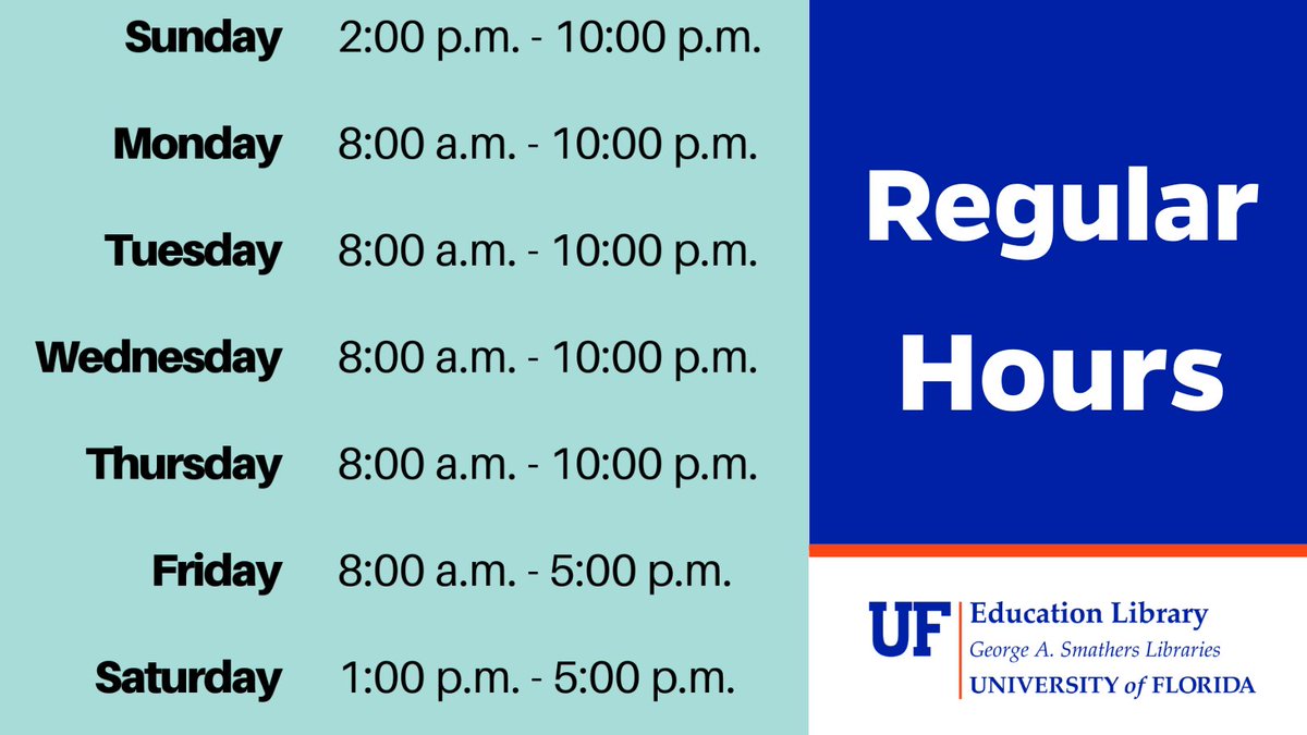 UF Education Library tweet media