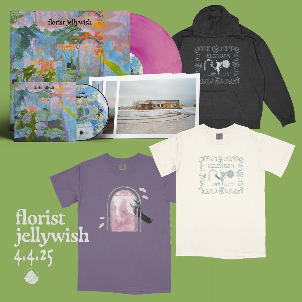 Double Double Whammy (@dbldblwhmmy) on Twitter photo Jellywish, the new album by Florist, is out April 4 🪼
✦ limited edition merch and media, including signed photos from <a href="/emyspraguemusic/">mle (florist)</a>, are available to pre-order now
lnk.to/jellywish Jellywish, the new album by Florist, is out April 4 🪼
✦ limited edition merch and media, including signed photos from <a href="/emyspraguemusic/">mle (florist)</a>, are available to pre-order now
lnk.to/jellywish