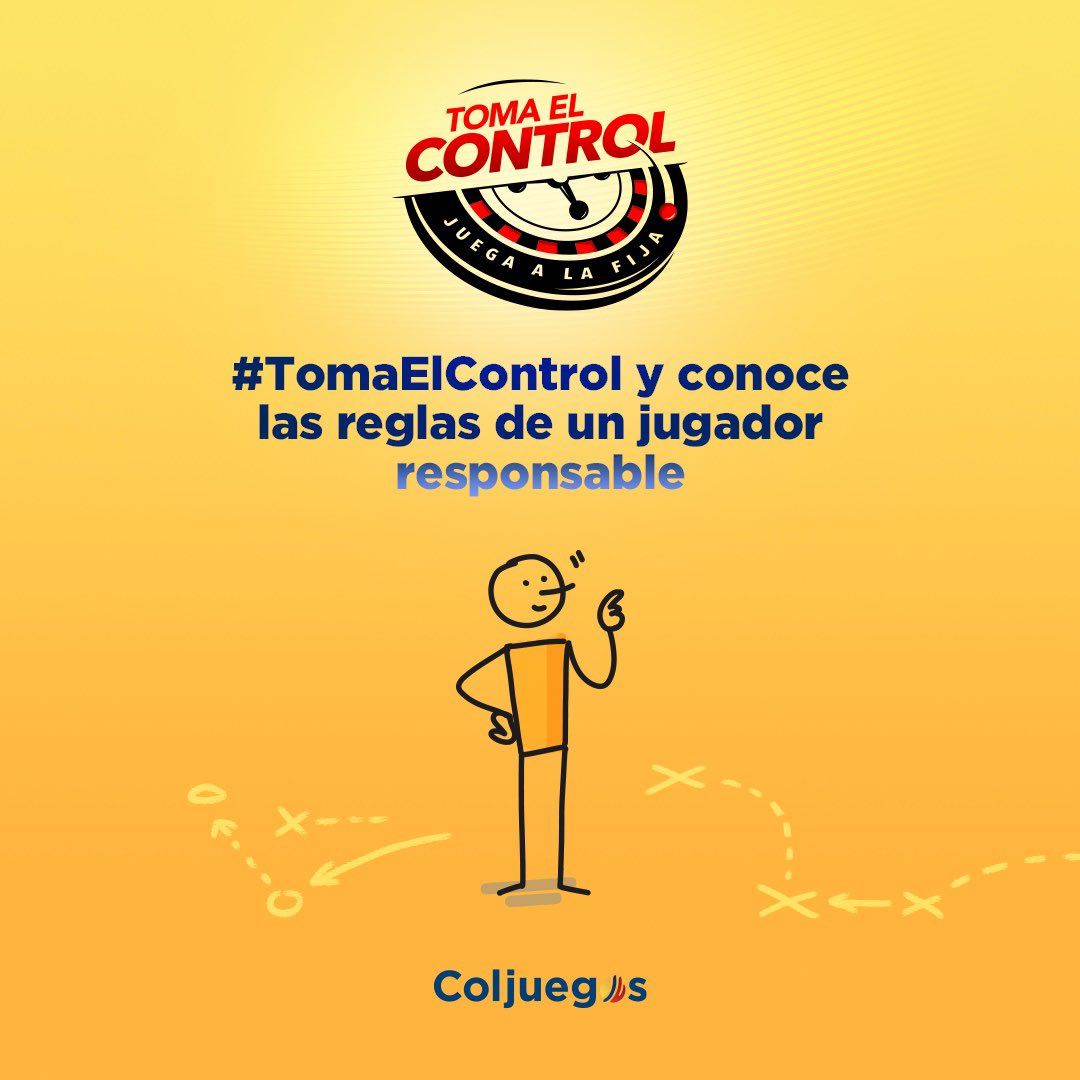 StakeColombia's tweet image. Un buen jugador es el que #TomaElControl y no deja que su vida personal sea afectada por juegos que deben funcionar como entretenimiento.

Junto a @ColjuegosCo te brindamos algunas de las normas de un jugador responsable: