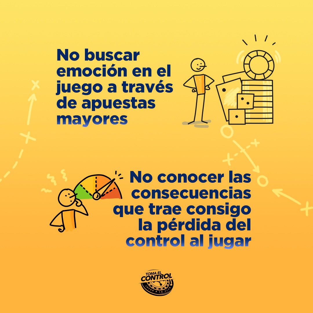 StakeColombia's tweet image. Un buen jugador es el que #TomaElControl y no deja que su vida personal sea afectada por juegos que deben funcionar como entretenimiento.

Junto a @ColjuegosCo te brindamos algunas de las normas de un jugador responsable: