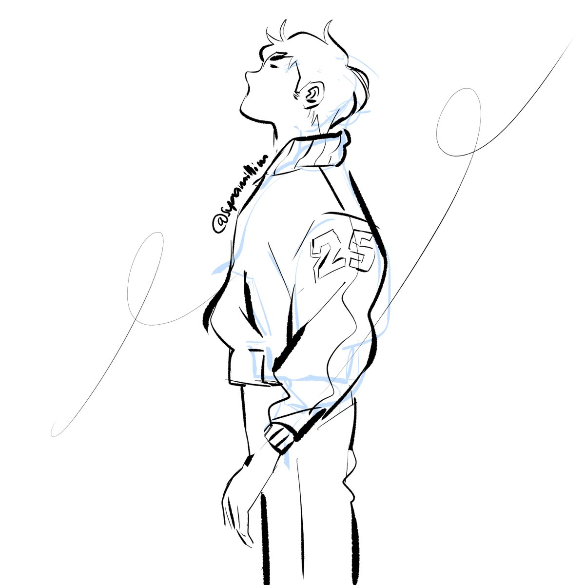 hello 2025. baru sempat lukis, sikit lagi lupa macam mana nak lukis :') :')