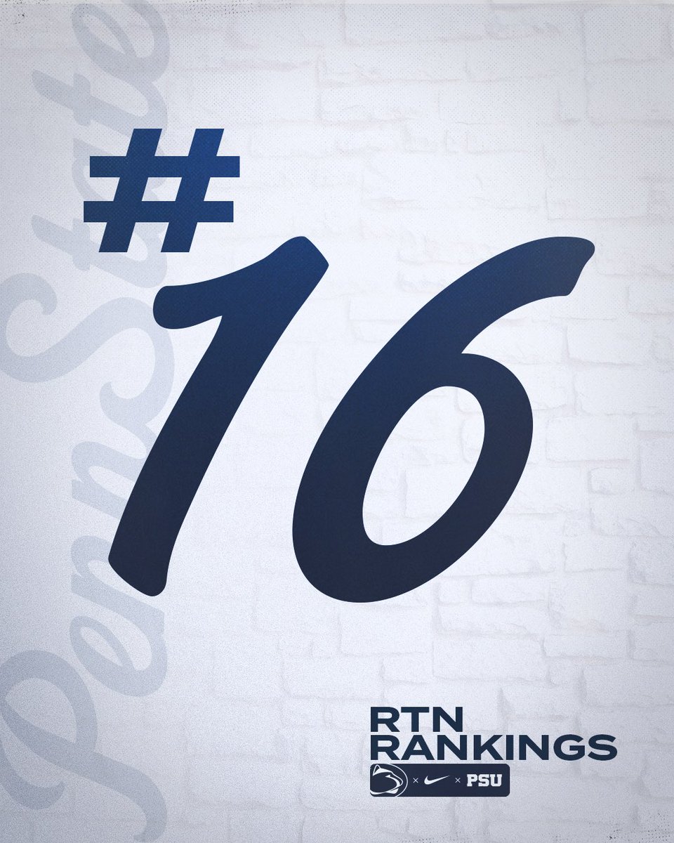 PennStateWGYM's tweet photo. 1️⃣6️⃣th in the nation through week ✌️

#WeAre https://t.co/DrxNiongsg