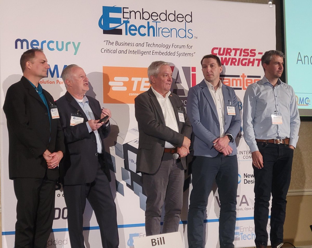 military_cots's tweet image. The #QMC panel presenters take audience questions about the #standard 
#EmbeddedTechTrends #ETT2025 #ETT @VitaTechnology #military #smallformfactor