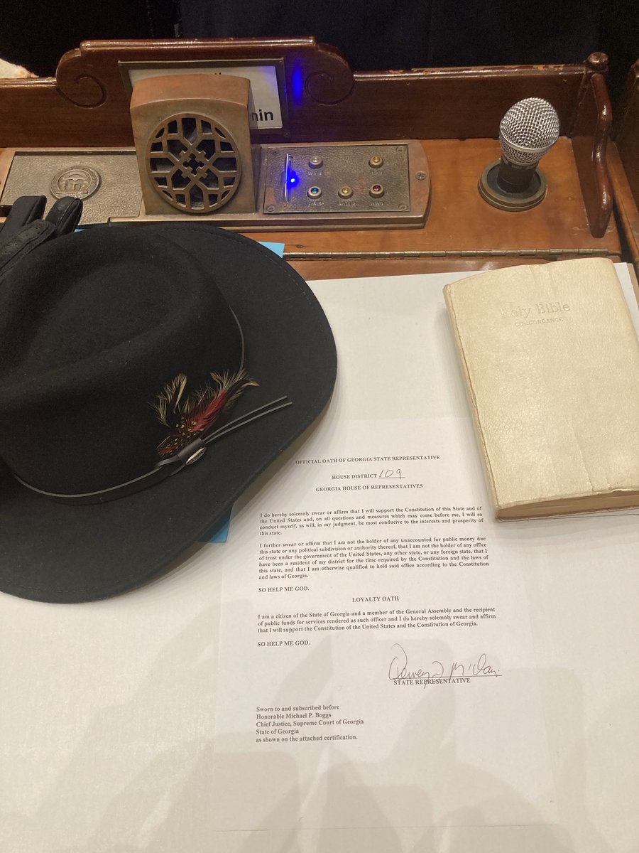 Today is the start of my 7th term in the Georgia House of Representatives… it will s also day 1 of 40, so 39 more days after today… let’s do something on Gun Control, Expanding Medicaid, increasing Georgia’s minimum wage and keeping public money in public schools… 😊❤️🙏
