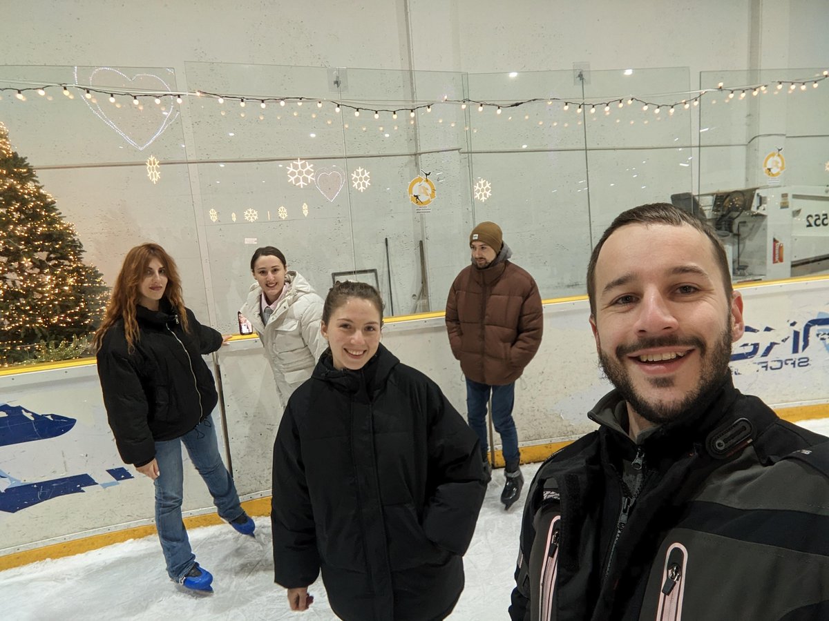 GodelTech's tweet image. Godel Tbilisi on ice! A fun-filled day of skating and teamwork to remember. ⛸️❄️

#PeopleBehindTech