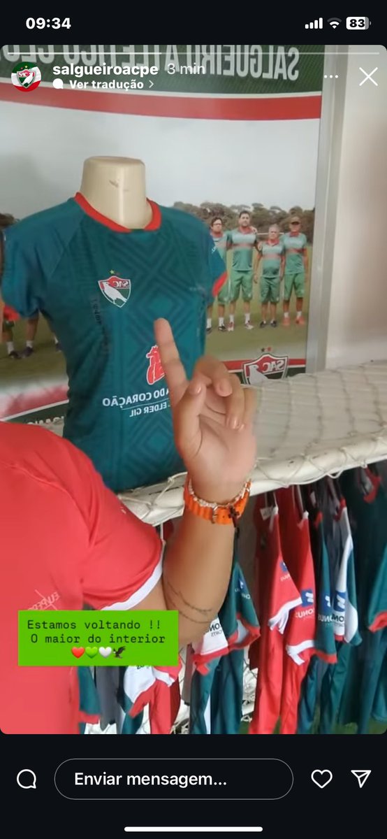 CarcaraNet's tweet photo. Voltamos! Chegou as novas camisas do Salgueiro Atlético Clube para temporada 2025. O recomeço! https://t.co/ZuSpLM44w1