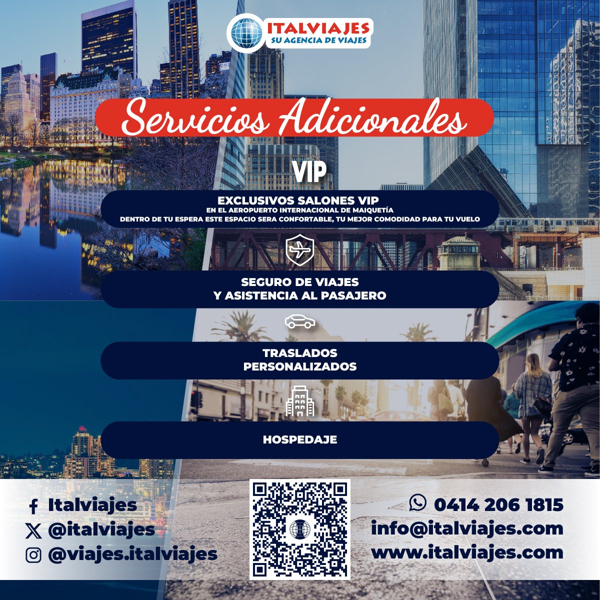 #USA 𝗘𝗟 𝗠𝗘𝗝𝗢𝗥 𝗗𝗘𝗦𝗧𝗜𝗡𝗢✈️

¡Vive la experiencia americana al máximo!✨ Cotiza con nosotros los boletos de ida y vuelta. Sumérgete en la cultura, disfruta de la gastronomía y descubre la historia de este país.

☎️ 𝗪𝐡𝐚𝐭𝐬𝐀𝐩𝐩: 𝟎𝟒𝟏𝟒-𝟐𝟎𝟔-𝟏𝟖𝟏𝟓⁣