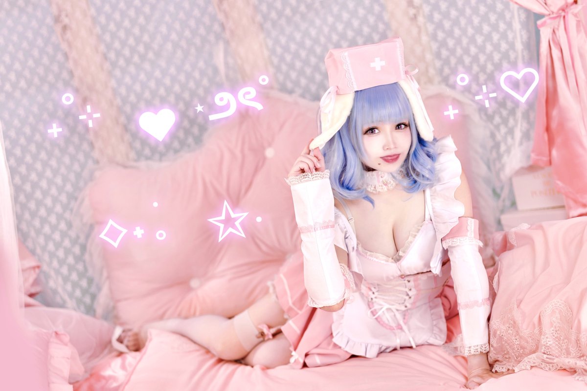 chuken_coco's tweet photo. #ガオーかわちまる大作戦1012

　🩵🩷Malymoon

　　　　　　　メイドナース🩷🩵

photo @terasan001
studio #StudioYuis
#忠犬コス https://t.co/W161lQSHRn