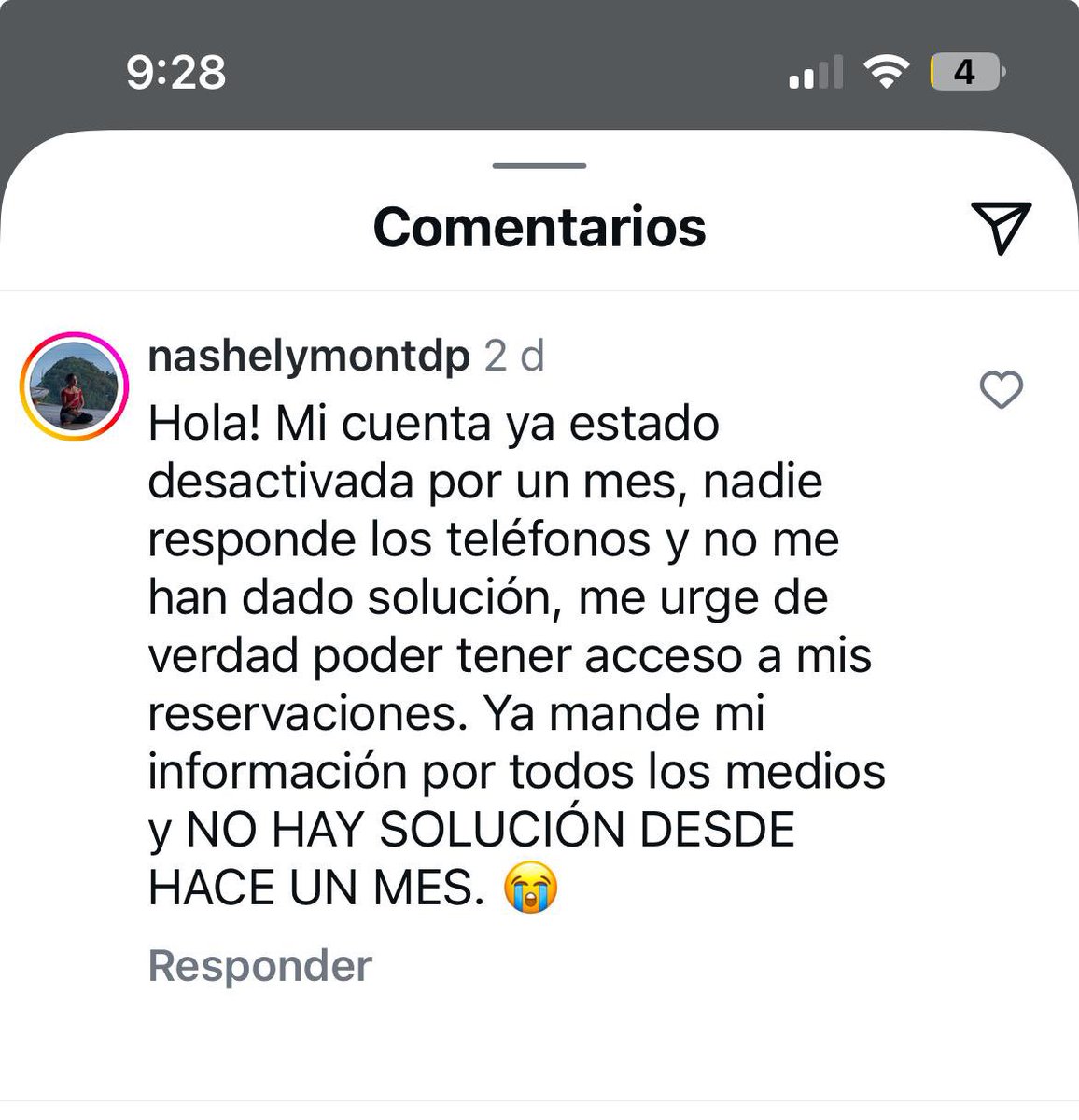C_Vntt's tweet photo. @amenitiz y su PÉSIMO SERVICIO no soy la única esto tmb está en otra de sus redes … https://t.co/zuD6cgNSyE