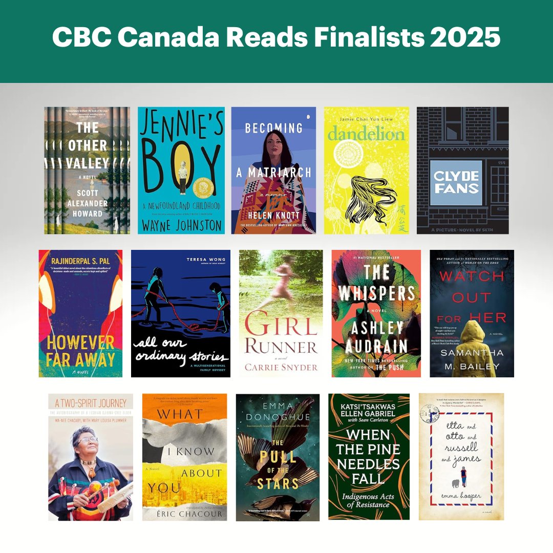 If you want to get the jump start on #CanadaReads 2025, the longlist has been announced! Some contenders this year include The Pull of the Stars by Emma Donoghue and Girl Runner by Carrie Snyder! You can find all of them in our #libraries!