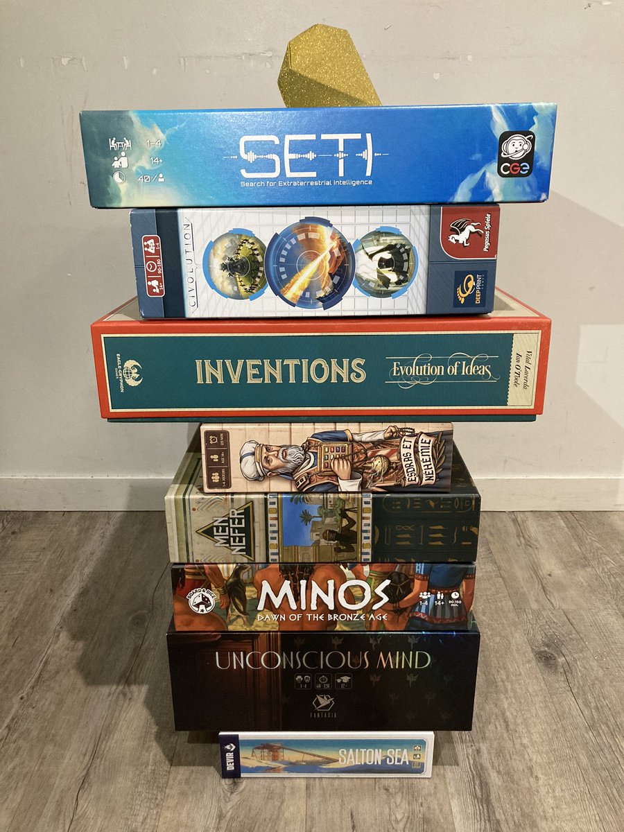 Space exploration eurogame SETI has picked up its first major award by scooping this year’s Diamant d’Or, a prize launched a decade ago to celebrate complex eurogames being overlooked by more mainstream board game awards:

boardgamewire.com/index.php/2025…