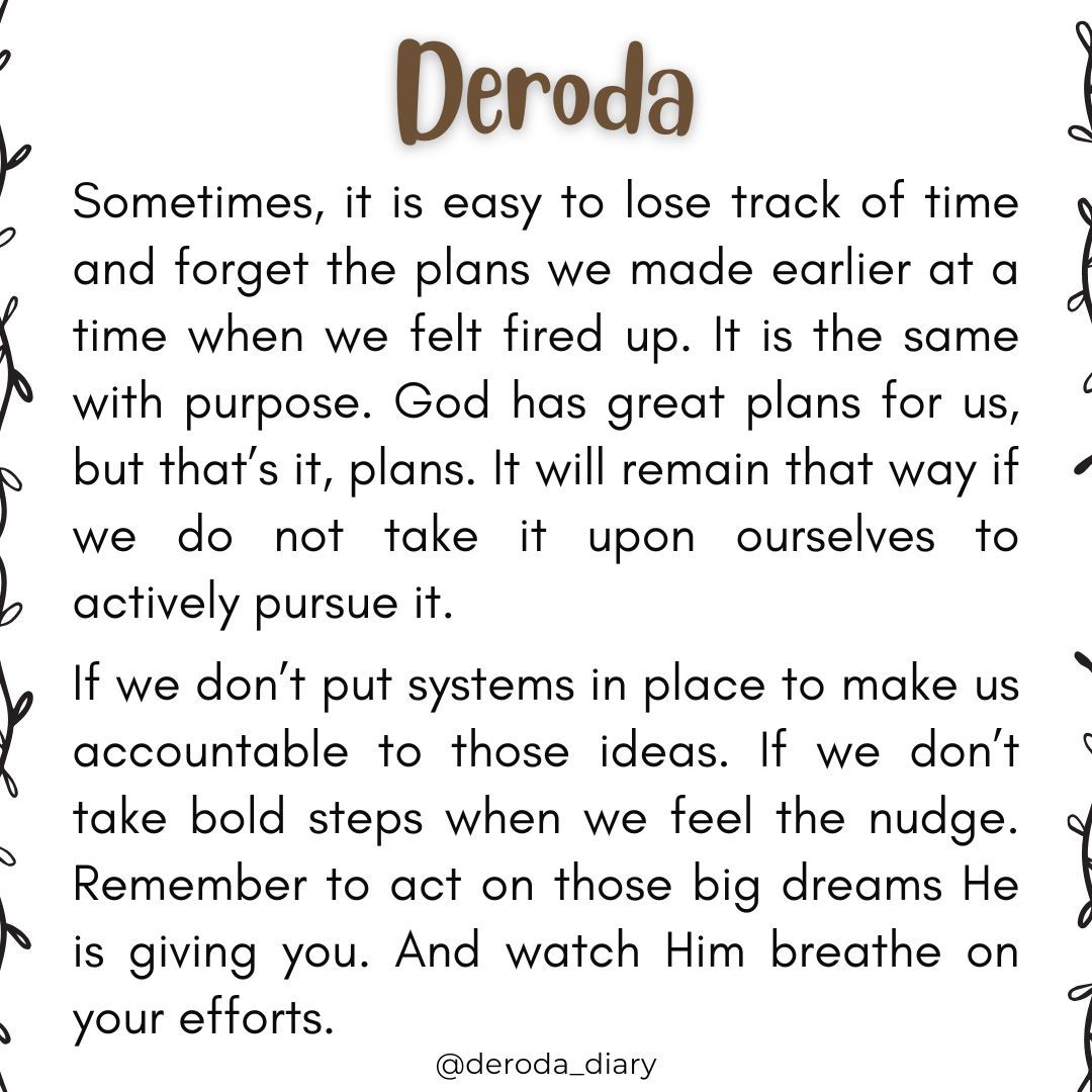 DerodaDiary's tweet photo. God’s plan for you is waiting on you. 🤍✨ 
#Godsplan #letGodhandleit #derodadkary https://t.co/Y6BHt1nc6d