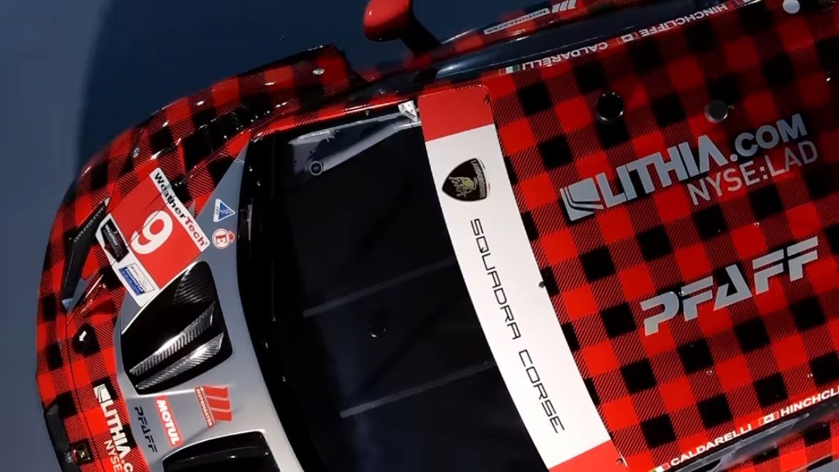 onlyendurance's tweet photo. PLAIDBORGHINI 🟥⬛️

Pfaff Motorsports have unveiled a return to their classic full plaid design for the 2025 GTD PRO season and their #9 Lamborghini Huracan.

What do you think? 💬

@pfaffmotorsport | #IMSA #Lamborghini https://t.co/HOHT2aHVsX