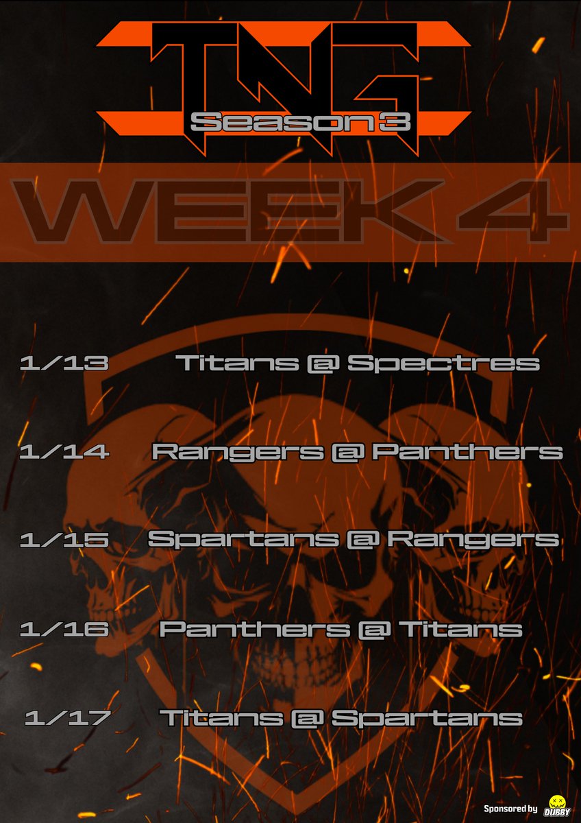 SZNGamingUS's tweet photo. This weeks schedule! https://t.co/oOp12JsdQ2