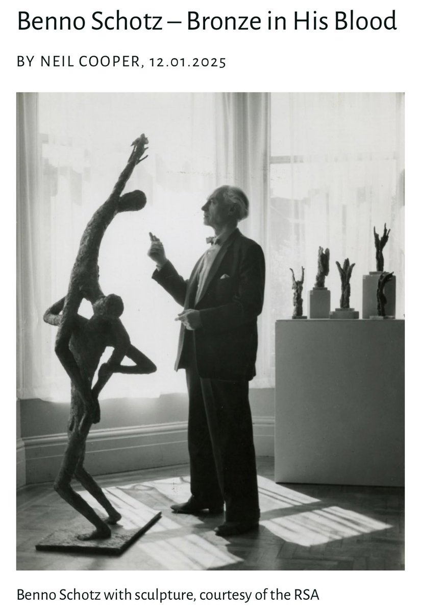 Neil Cooper (@neilcooper1) on Twitter photo The <a href="/RoyalScotAcad/">Royal Scottish Academy</a> ‘s Sandy Wood talks in Scottish Art News about the life and work of Glasgow based Estonian sculptor Benno Schotz.
flemingcollection.com/scottish_art_n…
Benno Schotz and A Scots Miscellany, RSA, Edinburgh until January 19.
royalscottishacademy.org/artists/553-be… The <a href="/RoyalScotAcad/">Royal Scottish Academy</a> ‘s Sandy Wood talks in Scottish Art News about the life and work of Glasgow based Estonian sculptor Benno Schotz.
flemingcollection.com/scottish_art_n…
Benno Schotz and A Scots Miscellany, RSA, Edinburgh until January 19.
royalscottishacademy.org/artists/553-be…
