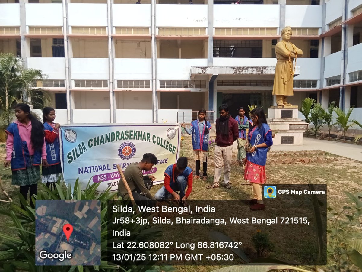 SildaIi's tweet photo. Plantation Programme 
Silda Chandrasekhar College
NSS UNIT I &amp; II  13.01.25 https://t.co/GbDBkdcZxp