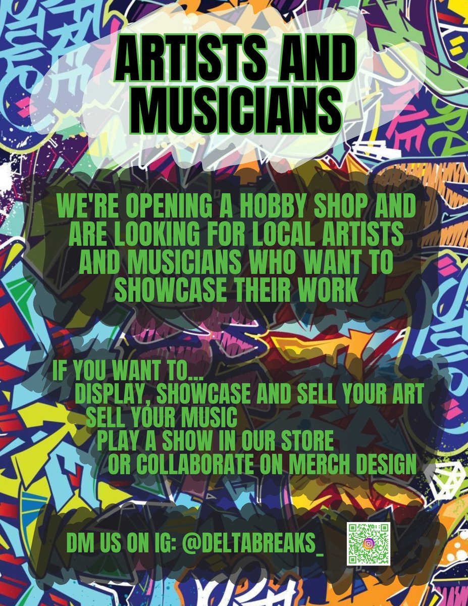 Are you in the Washington, DC area? 

Delta Hobby is opening this spring, and we need YOU!

Send me a DM here or on Instagram and lets talk about showcasing your work!
