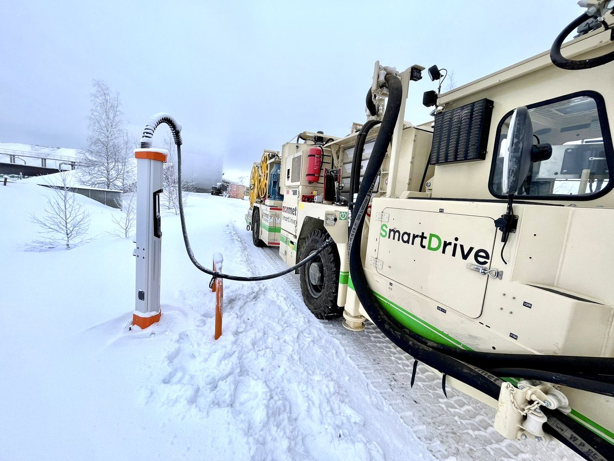 #CallioPyhajarvi is partnering with #Kempower in facilitating a robust and resilient BEV charging infrastructure for our customers electric transition.

#NetworkedRoboticsTestbeds #PyhasalmiMine #Ouluregion
