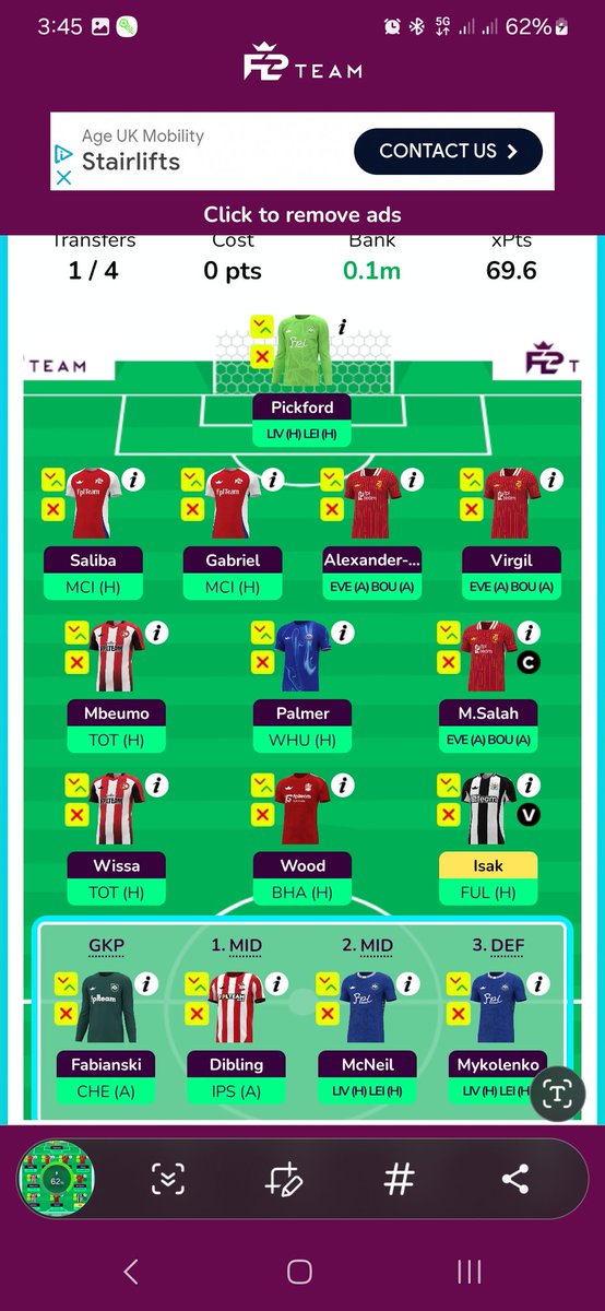 FplIdle's tweet photo. @FFScout Neither. Think itll be a bench boost https://t.co/pPDRtNKdv8