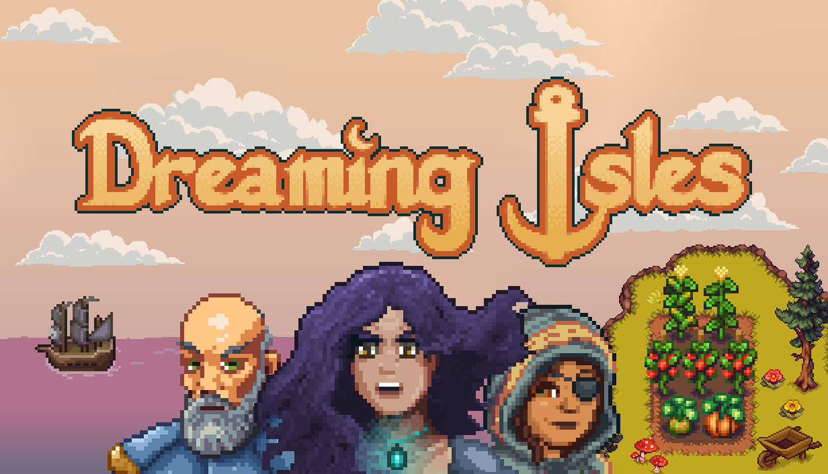 Dreaming Isles is out! What a journey, and it's only just beginning. I'm so grateful to be able to fulfill a lifelong dream, and I'm grateful for everyone who plays my game. Thank you!