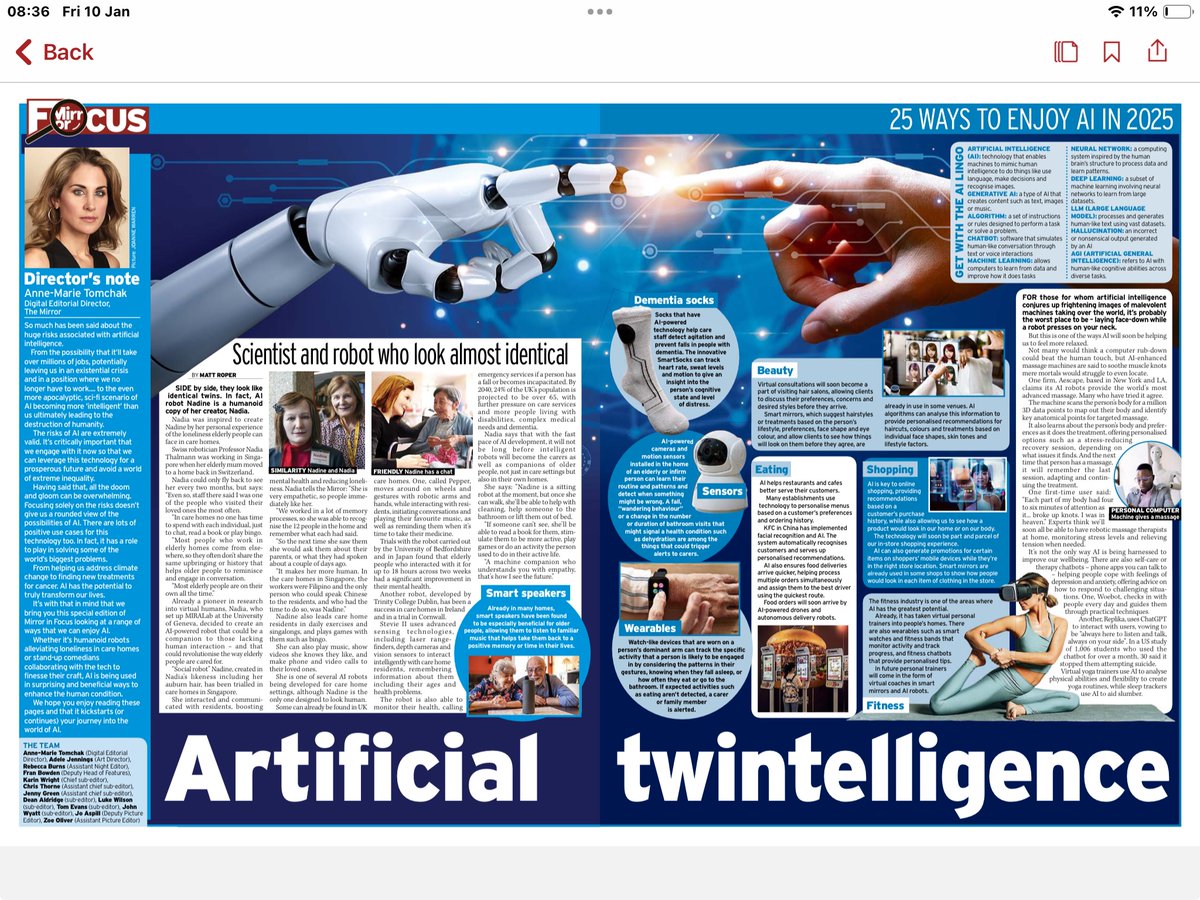Seeing as AI is making the headlines, we thought we'd repost a bit of coverage we received for SmartSocks® in the Daily Mirror on Friday.

Thanks for spotting it Jacqui Arnold (formerly Ramus)!