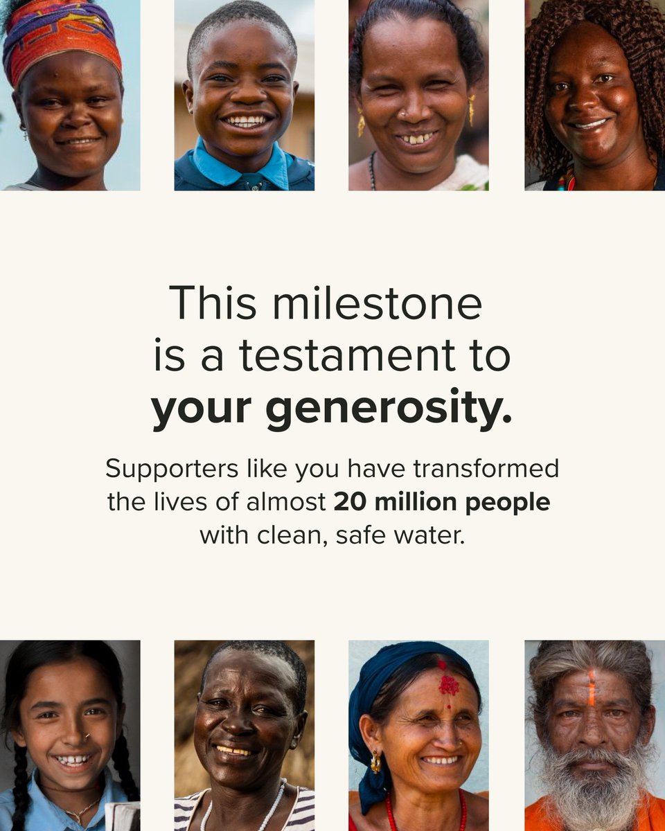 charity: water tweet media