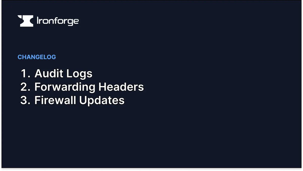 Ironforge tweet media